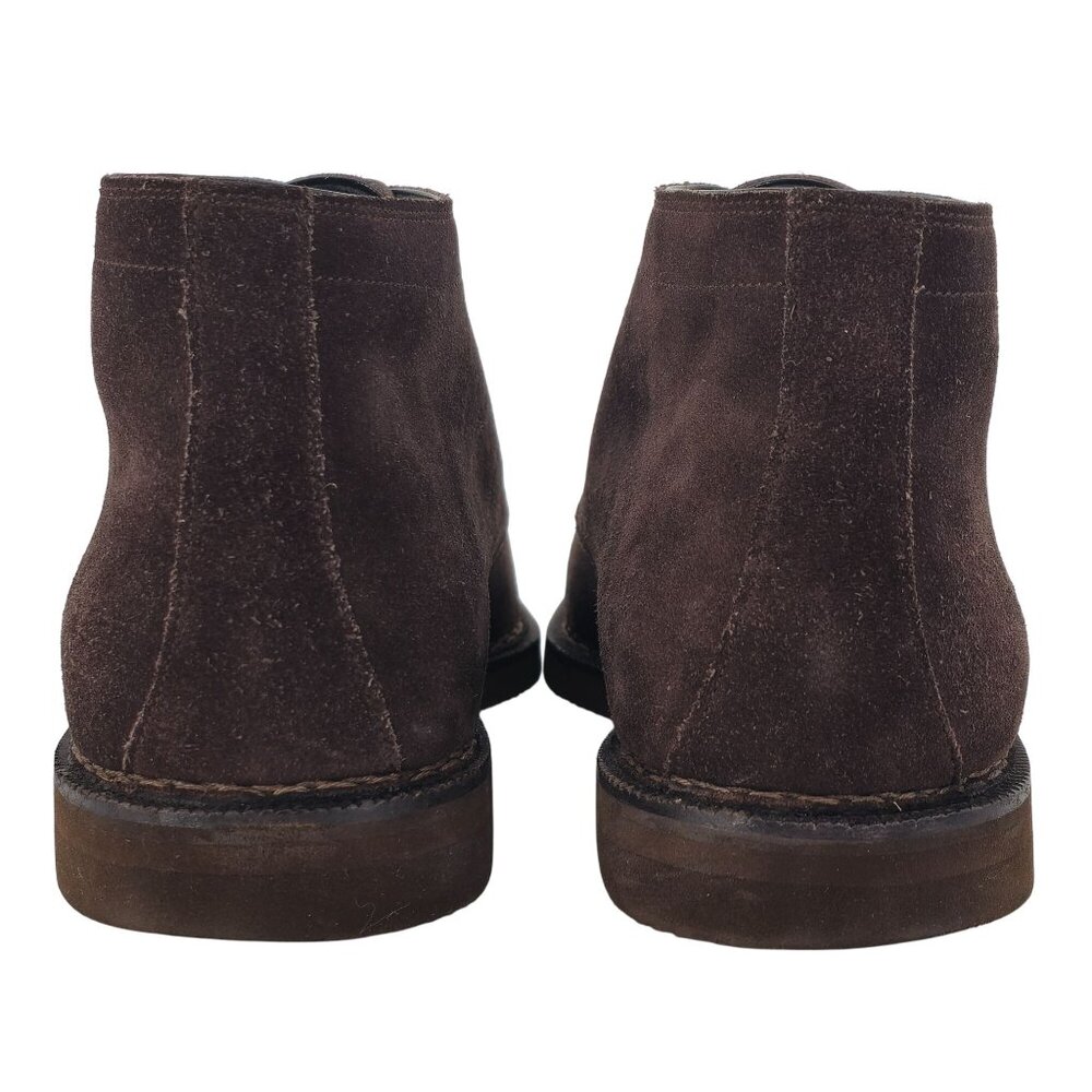 $500 Sutor Mantellassi Italian Men 11 Brown Suede Leather Dress Shoe Chukka Boot - Picture 13 of 13